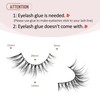 Onlyall False Eyelashes Natural Fake Eye Lashes Wispy False Lashes