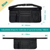 MELINON Multi-Pocket Waitress Apron: Adjustable Half Apron for Servers, Waiters,