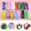 TOAOB 300 Pieces Pompoms 30 mm Colourful Pompom Fluffy Plush