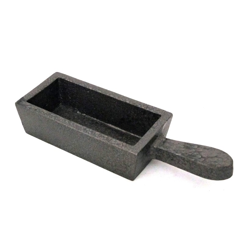 200oz Bar Ingot Mold with Handle Melting Gold Silver Copper