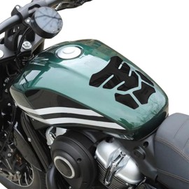 Motorcycle Gas Tank Protector, Gas Tank Pad, Fuel Tank Protector Decal Pad, Motorcycle Accessories 3D Motorcycle Gas Tank Sticker for CB400/ 600/1000/ 1300, VT250, VFR400, CBR250/ 400/600 (Black)