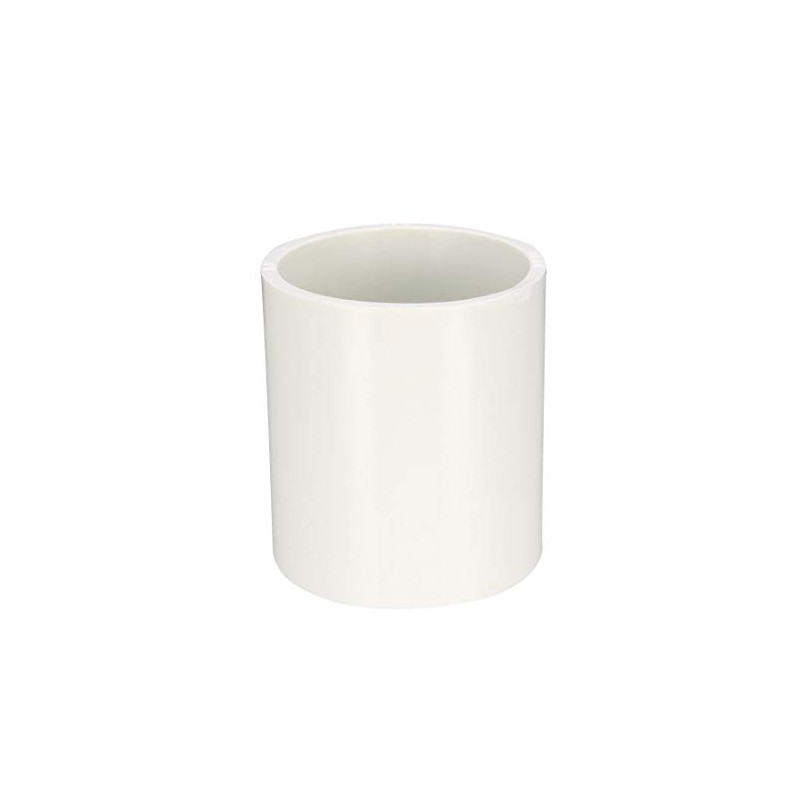 sourcing map 50mm Straight PVC Pipe Fitting Coupling Adapters Connector