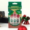 Christmas Press on Nails Short Square Fake Nails Full Cover