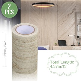 AKZYTUE Wood Grain Repair Tape, 3.93" X15' Light Grey Wood Floor Tape Self Adhesive Wood Grain Repair Patch for Tables Chairs Doors & Floors, All Kinds of Furniture Renovation