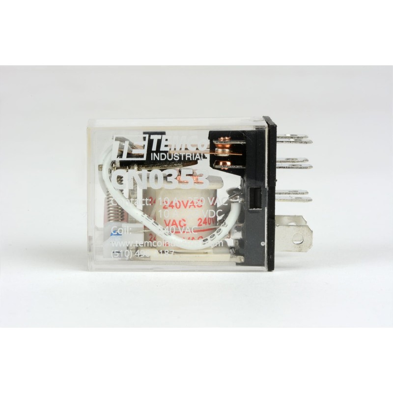 Temco 1x Industrial Ice Cube Plug-in Relay General Purpose 240