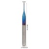 Blue Coated Strawberry Tip Tungsten Carbide Cutter Cone Engraving Machine