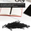 100 Pcs Note Paper Clip Black Creative Cute Music Wire