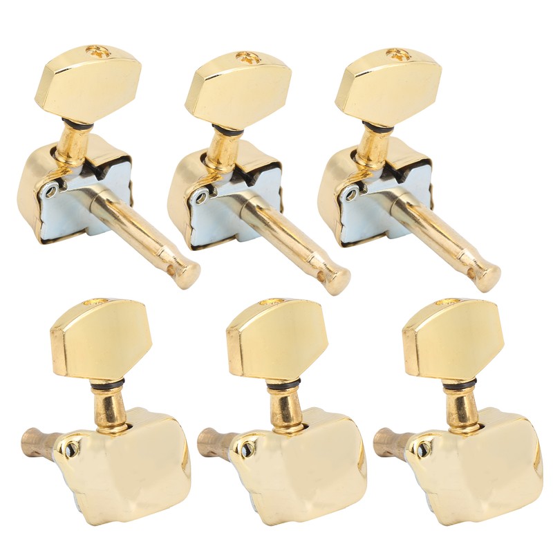 String Tuning Key for SemiClosed Guitar 3 Left 3 Right