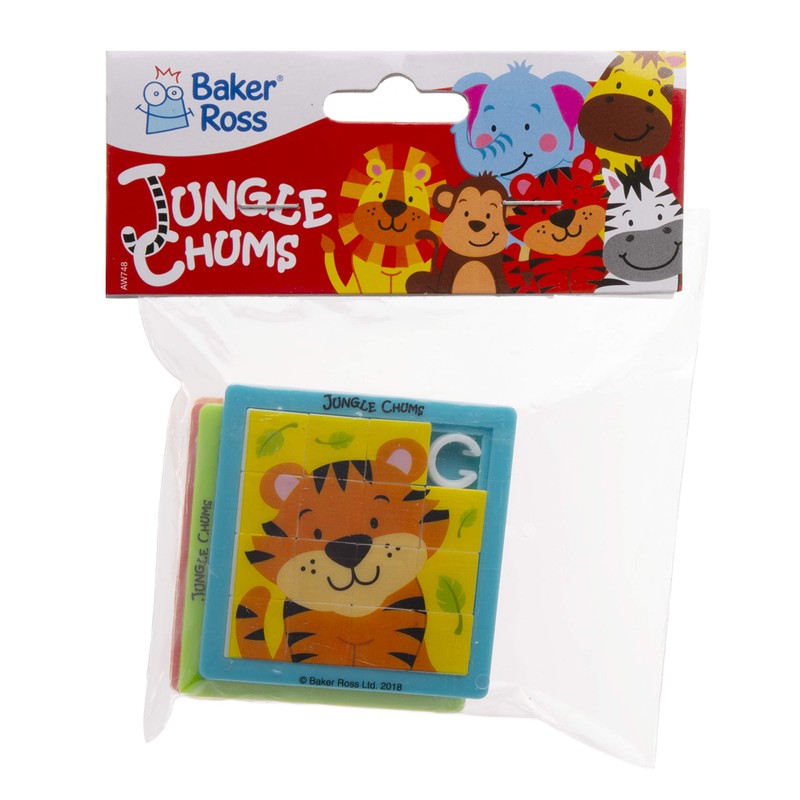 Baker Ross AW748 Jungle Chums Sliding Puzzles (Pack of 5)
