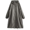 Monilo Women's Raincoat, For Bicycles, Backpacks, A-line, Long Length Keeps