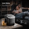 Electactic Ice Makers Countertop,26Lbs/24H,9 Cubes in 6 Mins,Portable Ice Maker