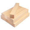 GNIEMCKIN 10 Pack Basswood Carving Blocks, 8x2x2 Inches Basswood Blocks