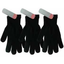 OnlyBee 1/2/3 Pairs of Adults Unisex Black Gloves (1 Pair)