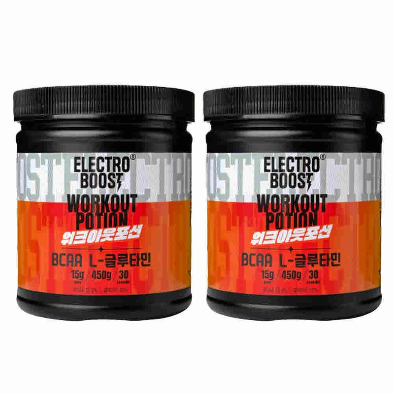 Workout Potion BCAA L-Glutamine Tart Cherry Flavor 450gX2 Electro Boost