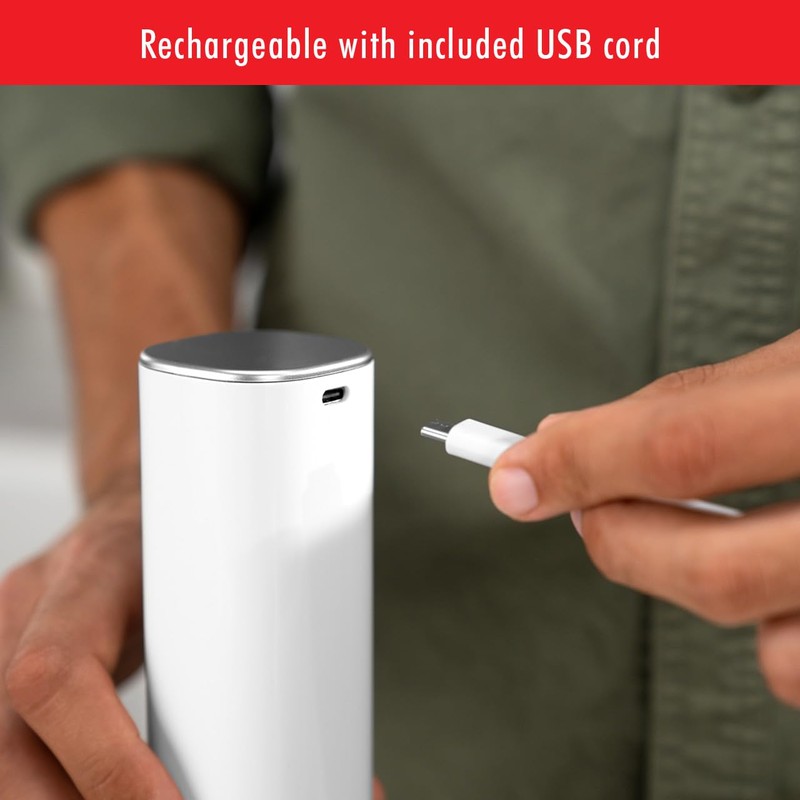 ZWILLING Enfinigy Motorized Electric Salt/Pepper Mill - LED Lighted, White