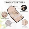 Aucuu Jewelry Folding Storage Bag, Travel Jewelry Organizer, Portable Jewelry