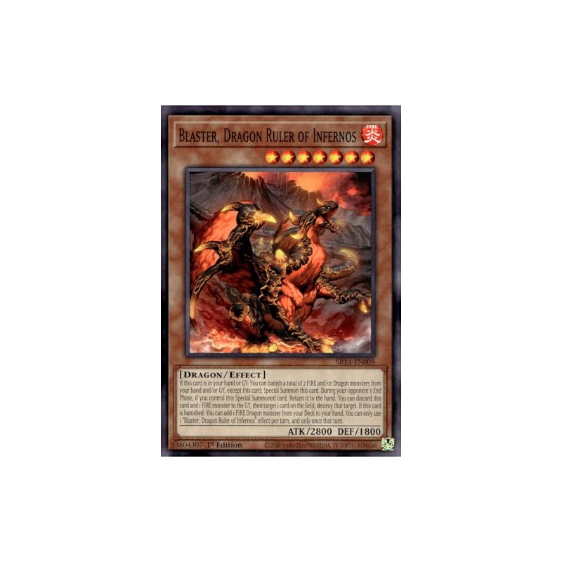 Blaster, Dragon Ruler of Infernos - SR14-EN008 - Common -