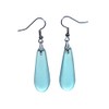 Glassoholics Gin Teardrop Dangle Earrings - Made from Recycled Bombay