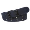 Double Hole Grommets Canvas Web Belt, Navy | 4xl (45"~47"
