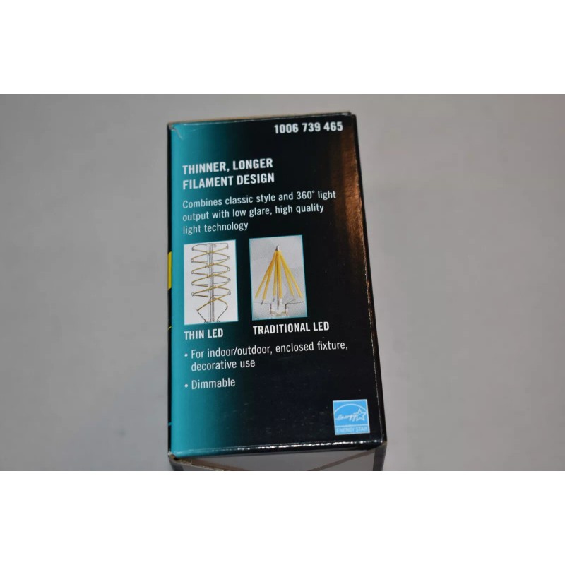 Eco-Smart 2 pk EcoSmart 40W 450 LED Clear Bright White