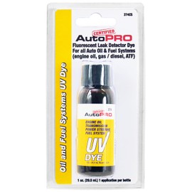 A/C Pro Certified Auto Pro Oil and Fuel System UV Dye Leak Detection for Cars & Trucks & More, 1 Oz, 374CS, Universal