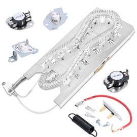 VNAPARTS Dryer Heating Element for Maytag Bravos Dryer MEDB765FW0 MEDE250XL0 MEDX700XL0 MEDX700AG0 MEDX500XW1 MED9700SQ0 MED855DC4 MEDX500XW1 MED5630HC0 YMEDX700AG0 7MMEDX550XW0 Thermal Fuse Kit