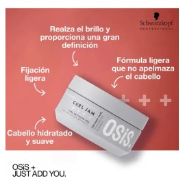 Osis Curl Jam Gel Para Peinar Rizos Definidos 300 Ml