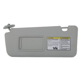 TUCKBOLD Left Driver Side Car Sun Visor with Mirror for Toyota RAV4 2004-2005 Practical No.74320-42420-B0 Sun Visor Assembly Gray 1 Pcs