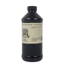 OliveNation Premium Lavender Extract from Natural Flavors, Light Floral Flavoring for Baked Goods, Beverages, Sauces, Non-GMO, Kosher, Vegan -16 oz