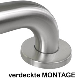 Stainless steel handle, diameter 30 mm, bathroom, wall, shower handle