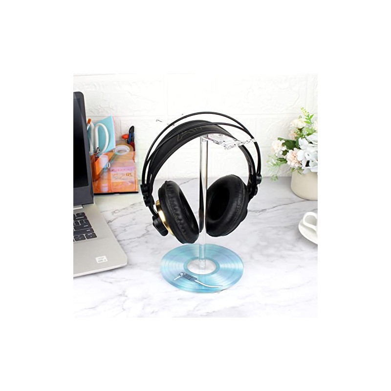 Soporte para auriculares dual (grabación azul/LP)