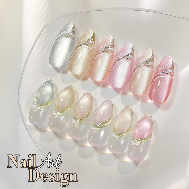 Double Rhythm 15ML Glass Cat Eye Gel Polish with Magnet