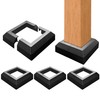 4 Pack Deck Post Skirt Trim 4X4IN Black, Aluminum Porch