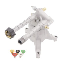 Hutdkte Pressure Washer Pump for SRMW22G26-EZ 2.2G24, 2.2 GPM 2600-2800 PSI for TroyBilt Karcher Craftsman Generac Fits Most 7/8" Shaft 4-7 HP Engines with Pressure Washer Nozzle