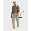 SNOWTEN Mens Golf Pants Classic Fit Stretch Work Dress Pants