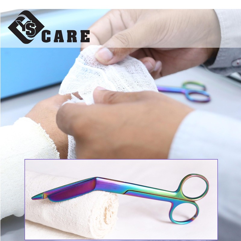 YSCARE Surgical Professional Bandage Scissors, Bubble Bandages, Nursing Scissors, Surgical