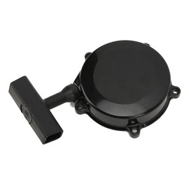 Recoil Starter Universal Aluminum Alloy Black Engine Pull Start Assembly for Motorcycle