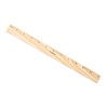 hand2mind 12 inch Wood Rulers with 1/4 Divisions, Pack of