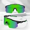 [HAAYOT] スポーツサングラス偏光レンズ野球 自転車メンズレディースサングラスロードバイク サングラス超軽量TR90 UV400紫外線防止