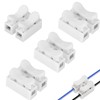 80 Pcs CH2 Electrical Connectors Block,Push Fit Electric Wire Connectors