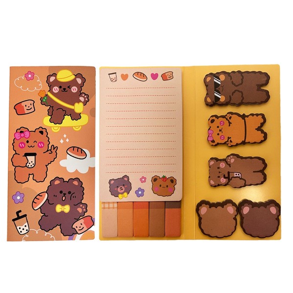550 Sheets Cute Sticky Notes Set, 11 Designs Note Pads,