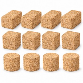 12Pcs Mini Hay Bales, 0.79in Miniature Straw Bales for House Garden Decor