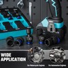 DURATECH 3/8" Drive Impact Universal Joint Socket Set, Swivel Socket