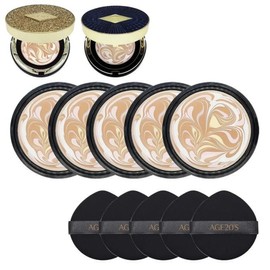 Age 20s Pact Latest Ampoule Essence Luxe Gold Refill 5pcs / 에이지20s 팩트 최신상 앰플 에센스 럭스 골드 리필5개