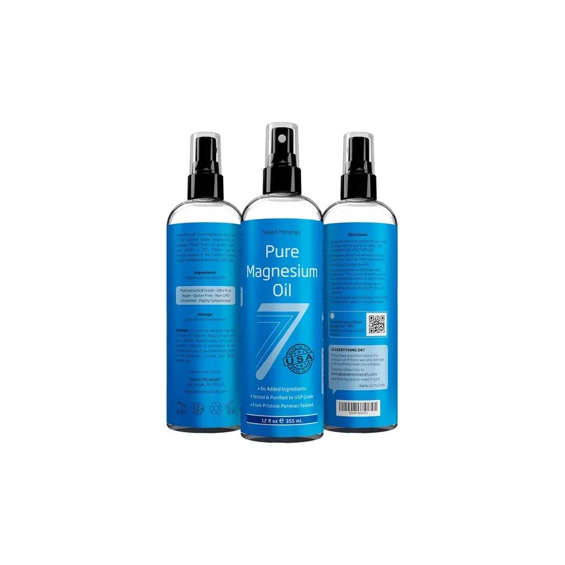 Aceite Puro De Magnesio Usp, Grande De 355 Ml Usa