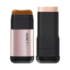 [Honey Beauty] Base de maquillaje multiusos en barra, esencia, corrector, cremas faciales, base con brochas para base, cobertura duradera y suave...  