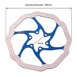 Bynccea Bicycle Disc Brake Rotor 160mm 180mm Bike Disc Brake Rotors with 6 Bolts for Mountain Road Bikes MTB BMX