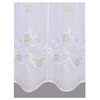High Quality Embroidered Net Curtain Golden Winter Branch Plauen Lace