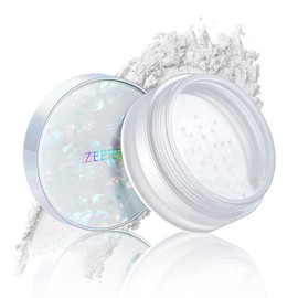 Zeesea Feather Light Loose Powder, Increased Transparency, Includes Exclusive Powder Puff to Reduce Shine and Waterproof, Prevents Makeup From Collapsing, Suitable for All Skin Types (01)