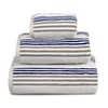 Allure Bath Fashions Merlin Bath Towel, Striped (70cm x 125cm)